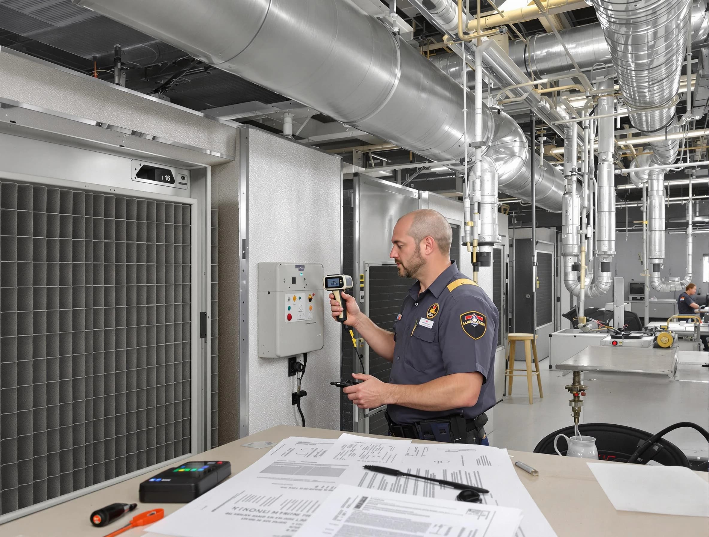 Professional filter system inspection by Chelmsford Air Duct Cleaning in Chelmsford