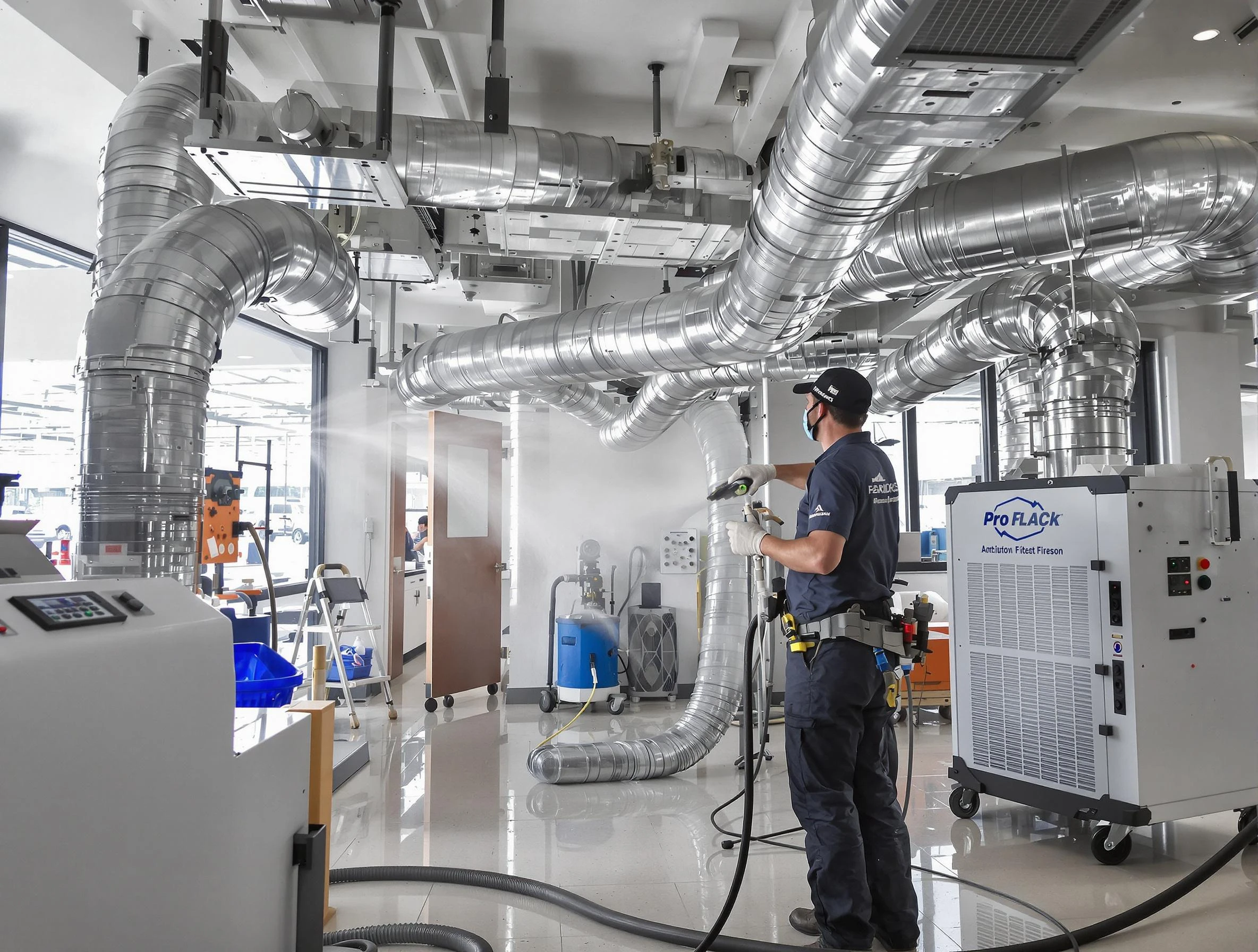 Negative Pressure Air Duct Cleaning in Chelmsford