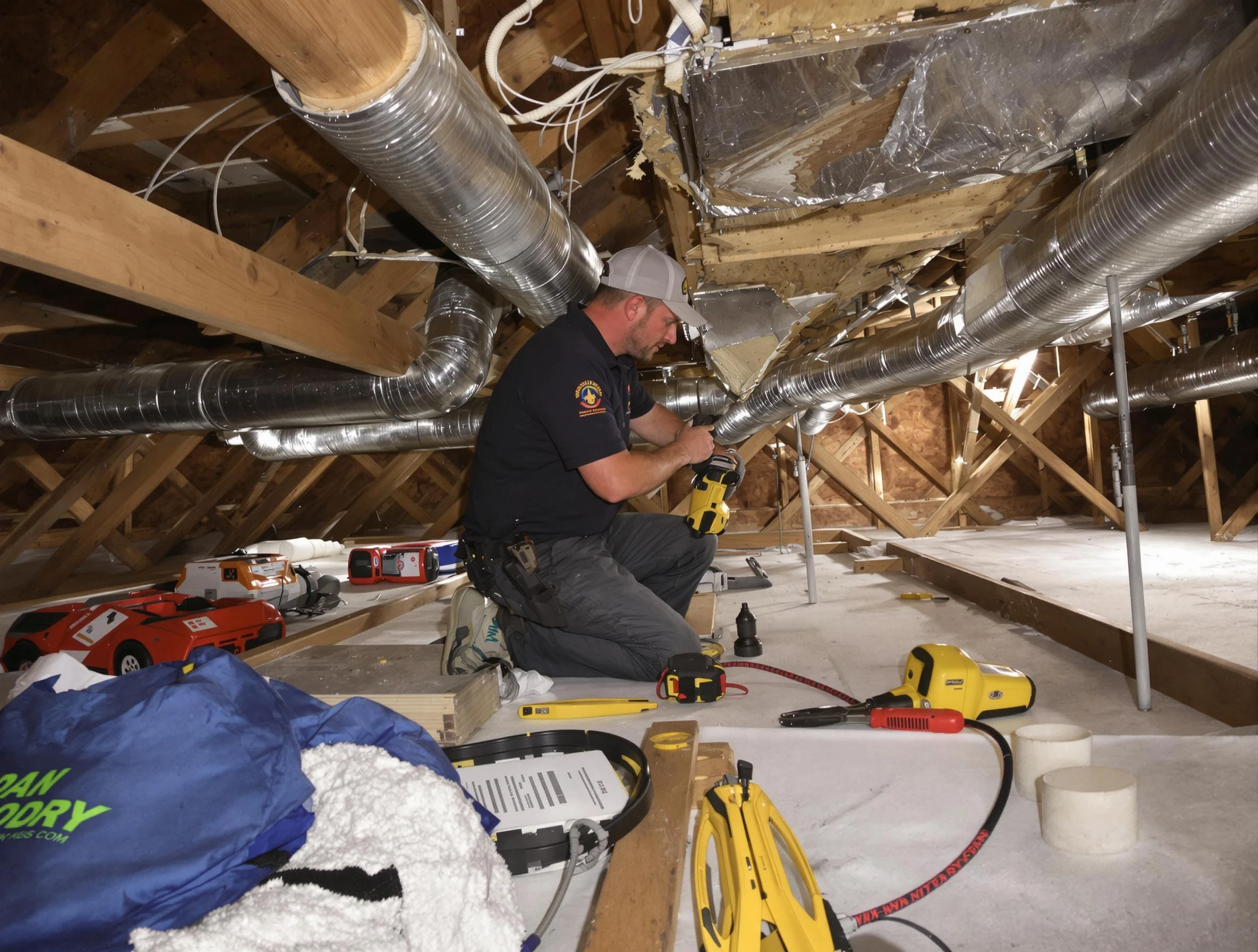 Professional air duct repair by Chelmsford Air Duct Cleaning in Chelmsford