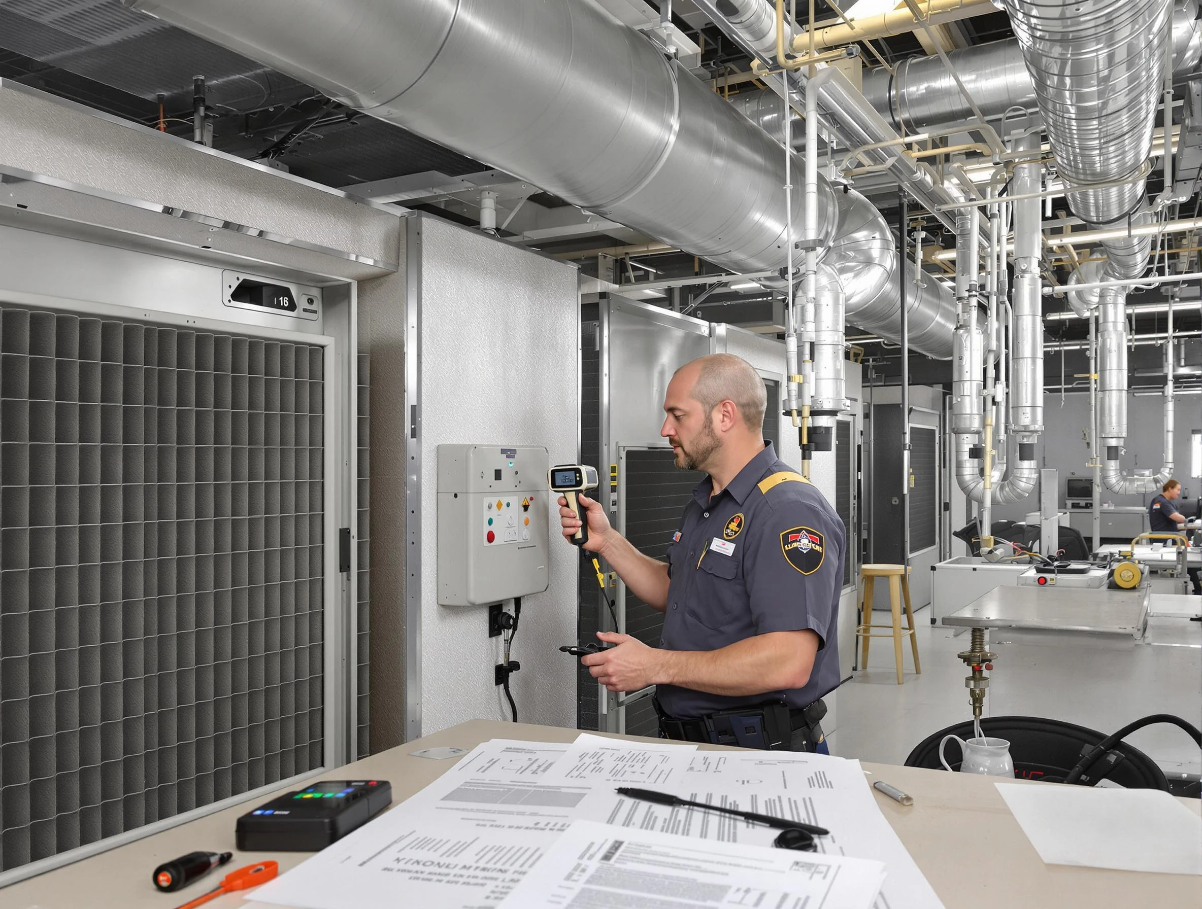 Professional filter system inspection by Chelmsford Air Duct Cleaning in Chelmsford