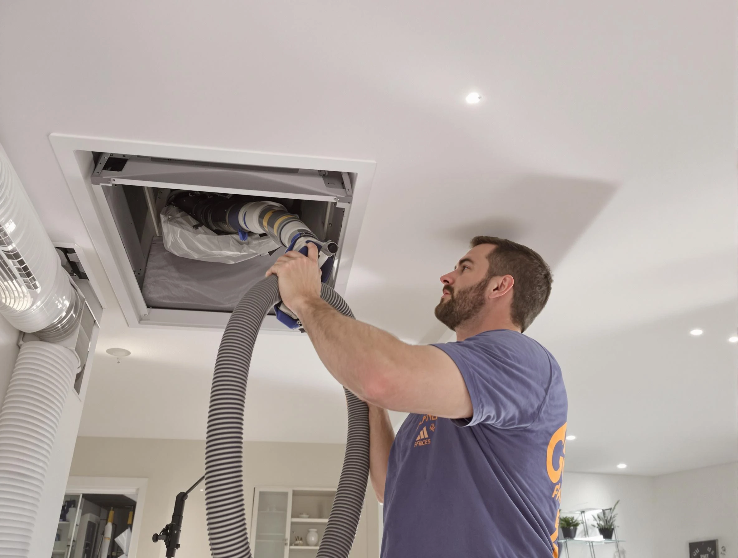 Precision indoor duct cleaning by Chelmsford Air Duct Cleaning in Chelmsford