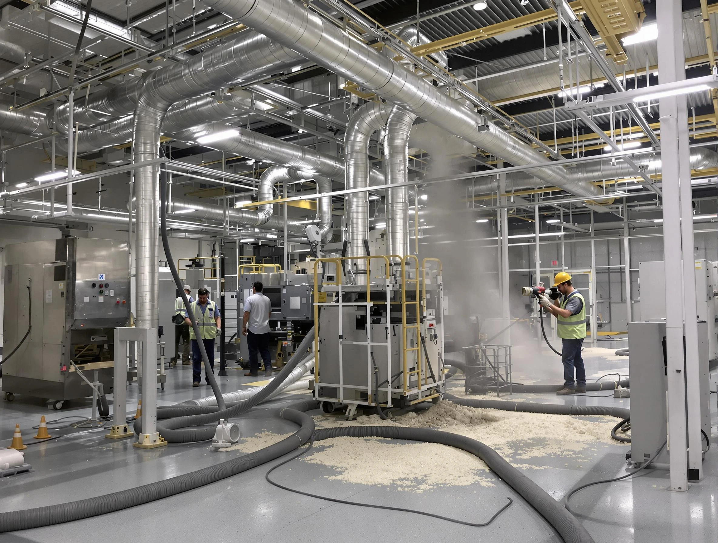 Heavy-duty industrial duct cleaning by Chelmsford Air Duct Cleaning in Chelmsford